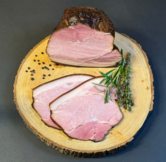 black smoked ham